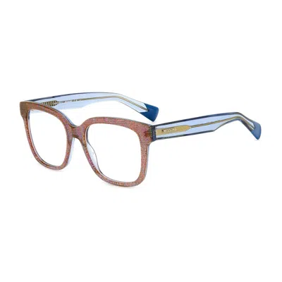 Missoni Multicolor Plastic Glasses (frames) In Blue