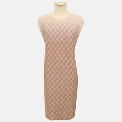 Pre-owned Missoni Multicolor Rib Knit Tunic Tops L