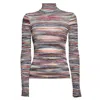Missoni Rollkragenpullover Aus Rippstrick In Space-dye-optik