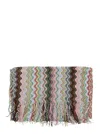 Missoni Multicolor Scarf With Zig Zag Motif In Viscose And Cotton Blend Woman In Multicolor