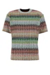 Missoni Women Embroidered Viscose Blend T-shirt In Multicolor
