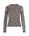 Missoni Multicolor Slub Pattern Sweater In Multi