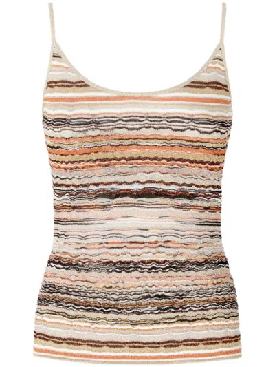 Missoni Multicolor Striped Tank Top