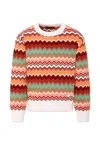 Missoni Multicolor Sweater For Boy With Chevron Pattern In Multicolor