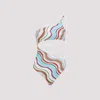Missoni Multicolor Wave Asymmetric Cutout One-piece Swimsuit In Multicolor
