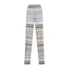 Missoni Pull On Pants Multicolor Beige Light Base In Multi