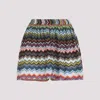 Missoni Zigzag-pattern Mini Shorts In Multi
