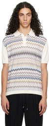 MISSONI MULTICOLOR ZIG-ZAG POLO