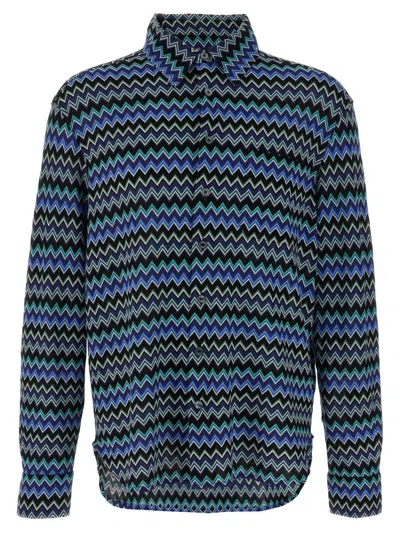 MISSONI MULTICOLOR ZIG-ZAG SHIRT