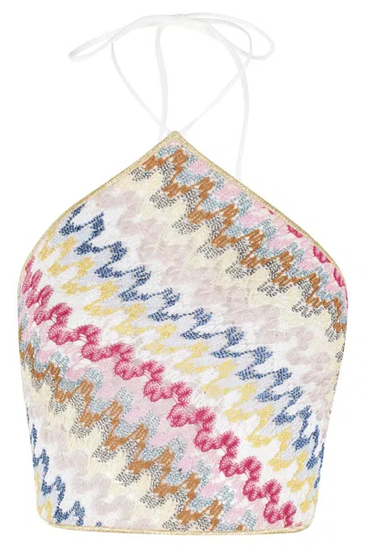 Missoni Zigzag-pattern Tank Top In Multi