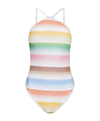 MISSONI MISSONI ZIGZAG ONE-PIECE SWIMSUIT