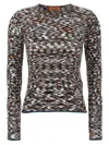 Missoni Maglia Con Motivo Fiammato Multicolor In Multi