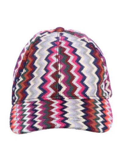 Pre-owned Missoni Multicolored Woven Hat
