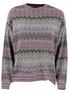 Missoni Stripe Pattern Embellished Sweater In Multicolour