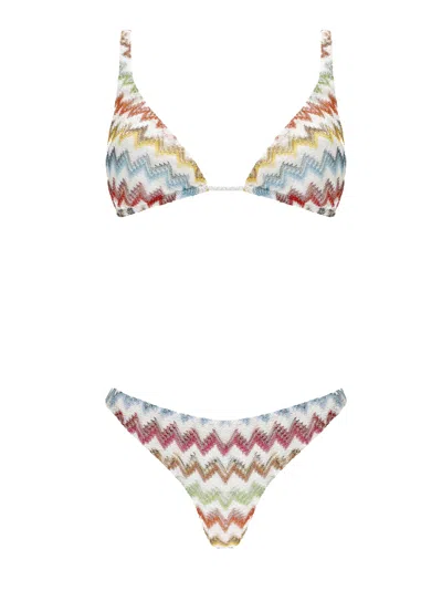 Missoni Multicolored Zigzag Triangle Bikini