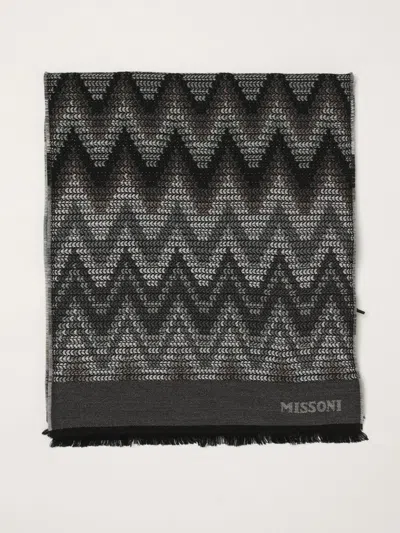 Missoni Multicolour Abstract Pattern Pure Virgin Wool Scarf