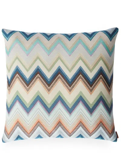 MISSONI MULTICOLOUR AGADIR ZIGZAG CUSHION