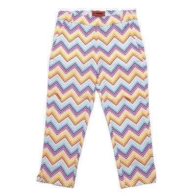 Missoni Kids' Multicolour Capri Pants For Girls