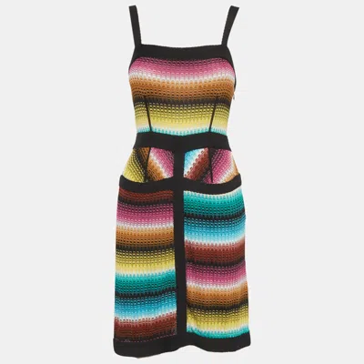 Missoni Multicolour Knit Sleeveless Mini Dress