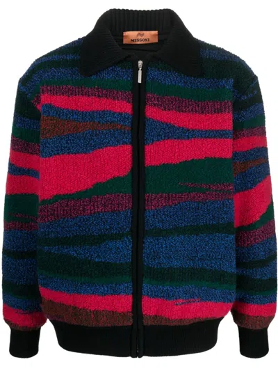 MISSONI MULTICOLOUR WOOL JACKET