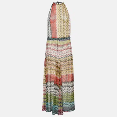 Missoni Multicolour Zig Zag Lurex Knit Jumpsuit