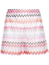 MISSONI ZIGZAG WOVEN WOMEN'S SHORTS FOR SS24