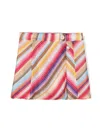 Missoni Zigzag Wraparound Skirt In Multicolour