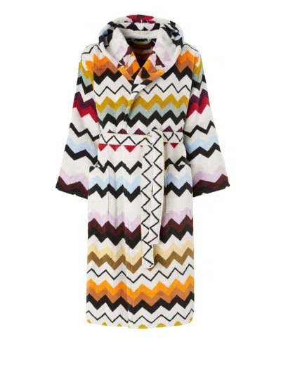 Missoni Murrina Dressing Gown In White