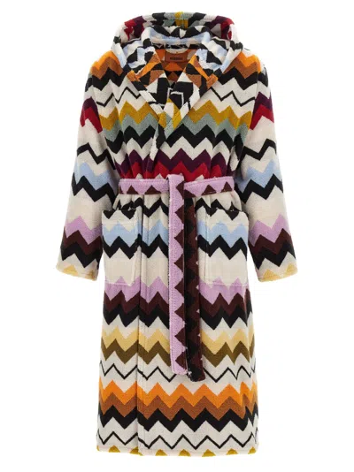 Missoni Murrina Hooded Bathrobe In Multi
