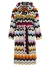Missoni Murrina Hooded Bathrobe In Multi