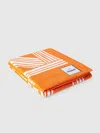 Missoni Nastri 180x100 Cm Cotton Terry Beach Towel In Orange