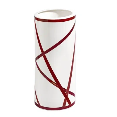 Missoni Nastri Bordeaux High Vase - 16 H. 36 Cm In Brown