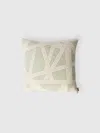 Missoni Nastri Cushion 40x40 Cm With Stitching In Green