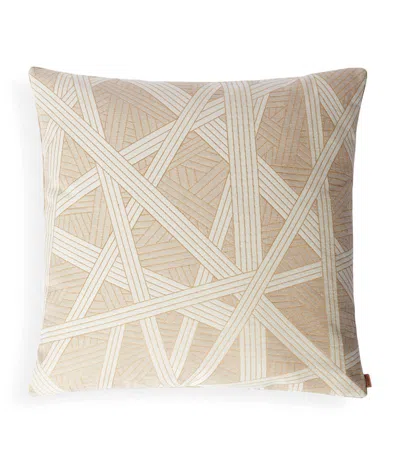 Missoni Kissen Nastri 40x40 Cm Mit Naht In Beige