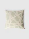 Missoni Nastri Cushion 60x60 Cm With Contrasting Stitching In Green