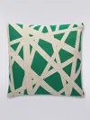 Missoni Nastri Cushion 60x60 Cm With Contrasting Stitching In Multicoloured
