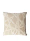 Missoni Nastri Cushion 60x60 Cm With Contrasting Stitching In Neutral