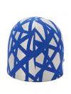 Missoni Nastri Geometric-pattern Stools (50cm X 50cm) In Blue