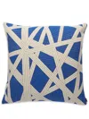 Missoni Nastri Geometric-print Cushion In Blue