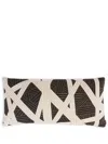 Missoni Nastri Geometric-print Rectangular Cushion In Black