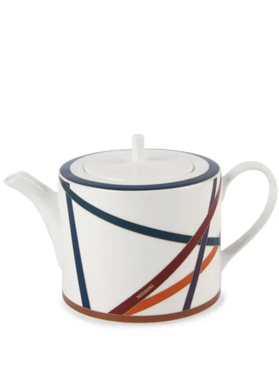 Missoni Nastri Logo-print Tea Pot (11.5cm) In 100