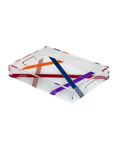 Missoni Nastri Medium Tray In Multi