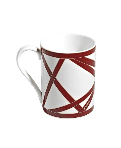 Missoni Nastri Mug Cup In Burgundy