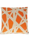 Missoni Nastri Multi-way Stripe Cushion In Orange