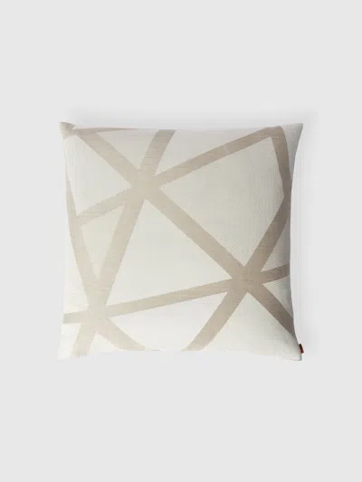 Missoni Nastri Relief Cushion 60x60 Cm In Brown