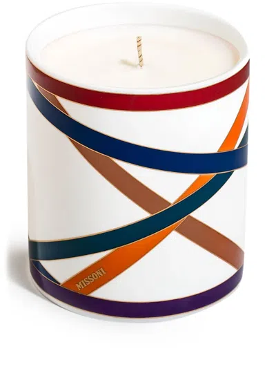 Missoni Nastri Scented Candle In White
