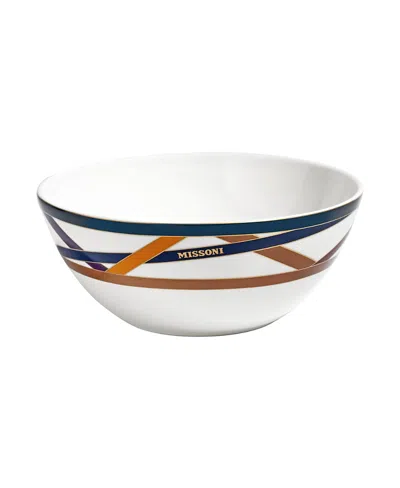 Missoni Nastri Soup Or Cereal Bowls, Set Of 2 In Brown