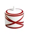 Missoni Nastri Sugar Pot In White