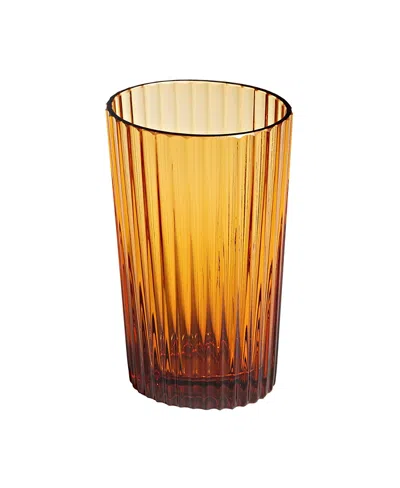 Missoni Nastri Water Glass In Orange