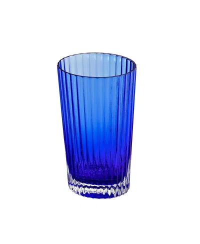 Missoni Nastri Water Glass, Set Of 6 In Blue